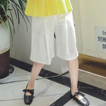 Детская одежда новые летние товары для больших детей, свободные повседневные штаны импортные хлопковые шорты свободного кроя для девочек