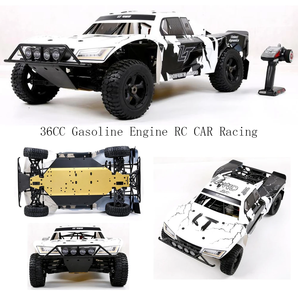 Remote Control Car 36cc Gasoline Engine 4wd Updated Version 2.4g Radio
