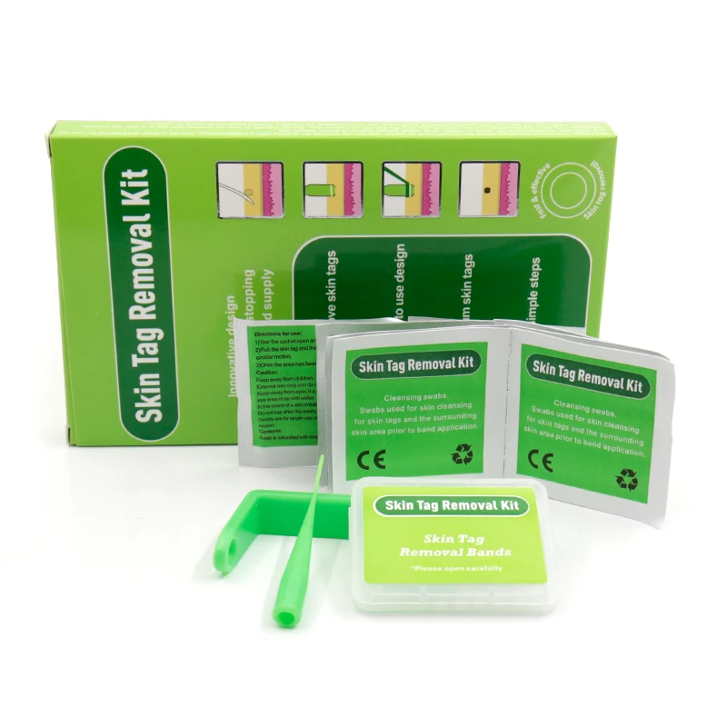 Micro Band Skin Tag Remover Mole Wart Removal For Small to Medium Face Care Pimple Remover Sticker Patch Skin Tag Removal Kit
