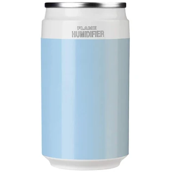 

Portable USB Humidifier with Flame Lamp, Mini Personal Small Humidifier for Desk Travel Office Car and Bedroom with Quiet Operat