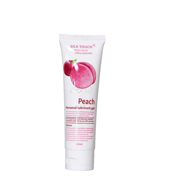 Sex Lubricant 100ml Lubricants Water based Peach Strawberry Apple Cherry Sex Oil Vaginal and Anal Gel