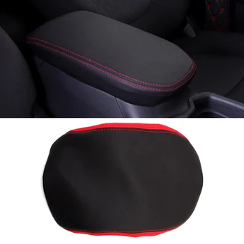 

Central Auto Car Armrest Pad Cushion Storage Box Cover Console Lid PU Leather For Toyota RAV4 2019-20 Auto Accessories