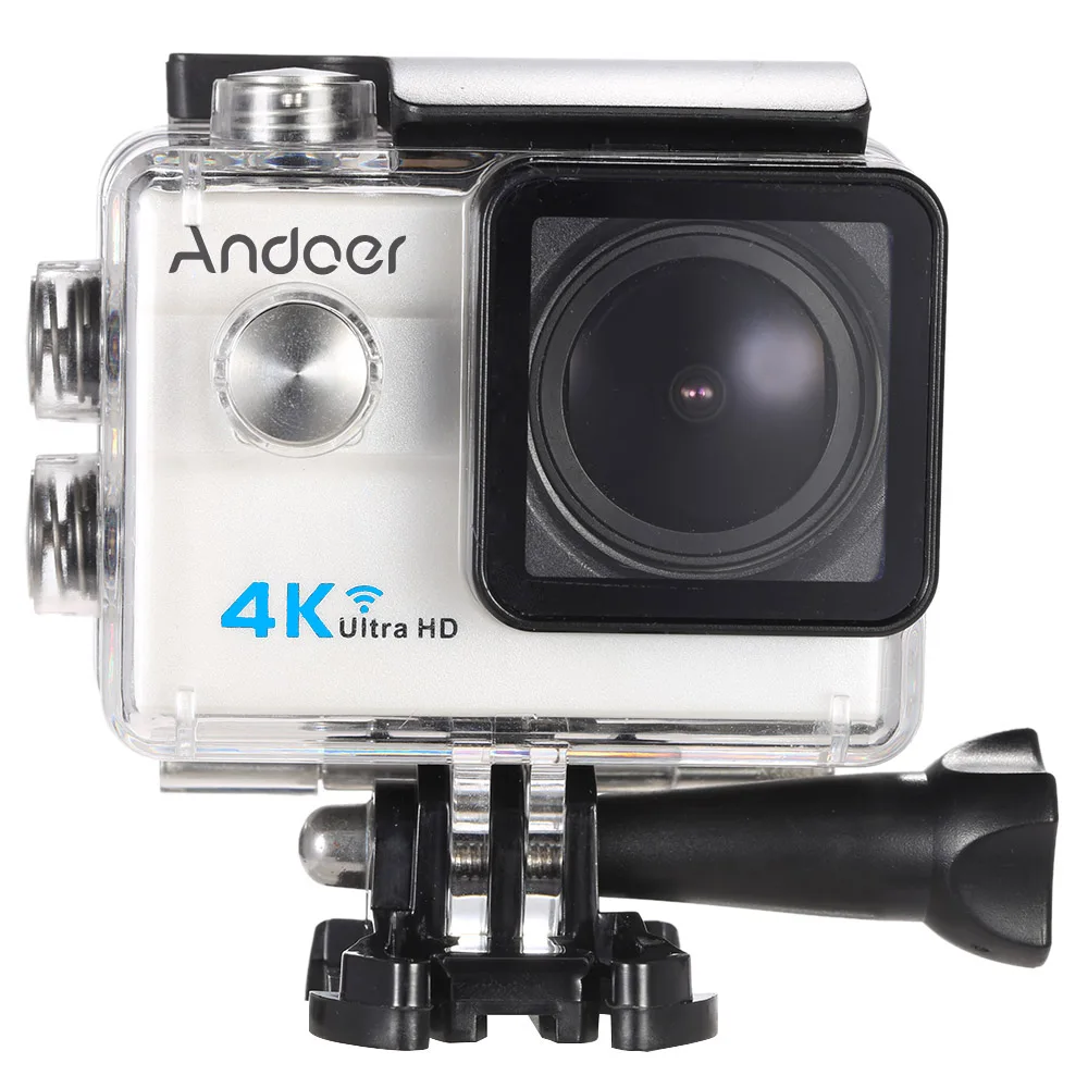 Andoer 2," lcd Ultra HD WiFi Спортивная камера с 4-кратным увеличением и широкоугольным объективом Водонепроницаемая Экшн-камера для автомобиля dvr DV Cam для активного отдыха на велосипеде