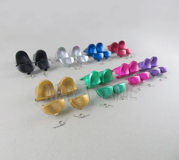 

2Sets For ps4 JDS040 jdm040 colorful Aluminum Metal L1 R1 L2 R2 Trigger Buttons with spring