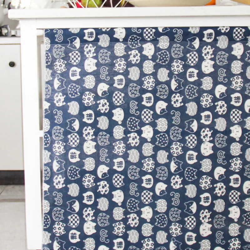 

Cross Border Supply of Goods Japanese Style and Door Curtain Small Curtain Customizable Cloth Curtain Fat Long-Term Supply of Go