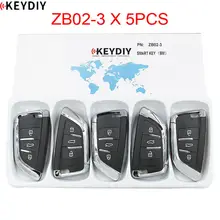 5 шт х KEYDIY универсальное автомобильное зарядное устройство с ключ ZB02-3 для KD-X2 KD900 мини KD ключи Дистанционного набор запасных частей более чем 2000 моделей