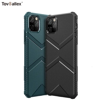 

1000Pcs Phone Case For Apple iPhone 11 Pro Max XS XR X TPU Non-Slip Armor Cases Silicone Shockproof Durable Reinforced Cover