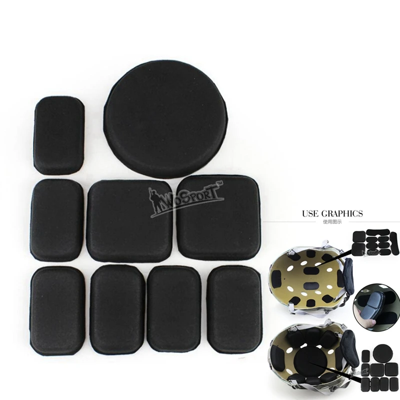 Tactical Helmet Replacement Pads Suspension Pads Universal Soft Cushion