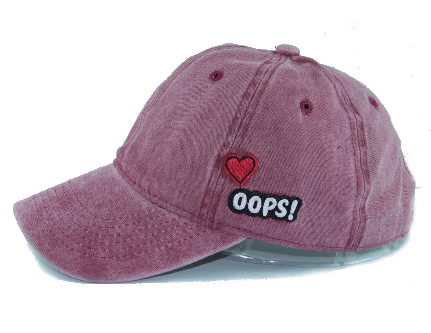 Модные вышитые бейсболки с надписью love small lovers Hat для любителей Кореи шляпа для отдыха на открытом воздухе