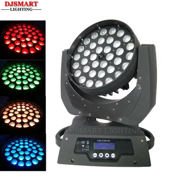 

Djsmart Zoom LED Moving Head Wash Light 36pcs x 10W RGBW 4in1 Quad-Color Led Pro Stage Lighting Dj Party Club Decoration