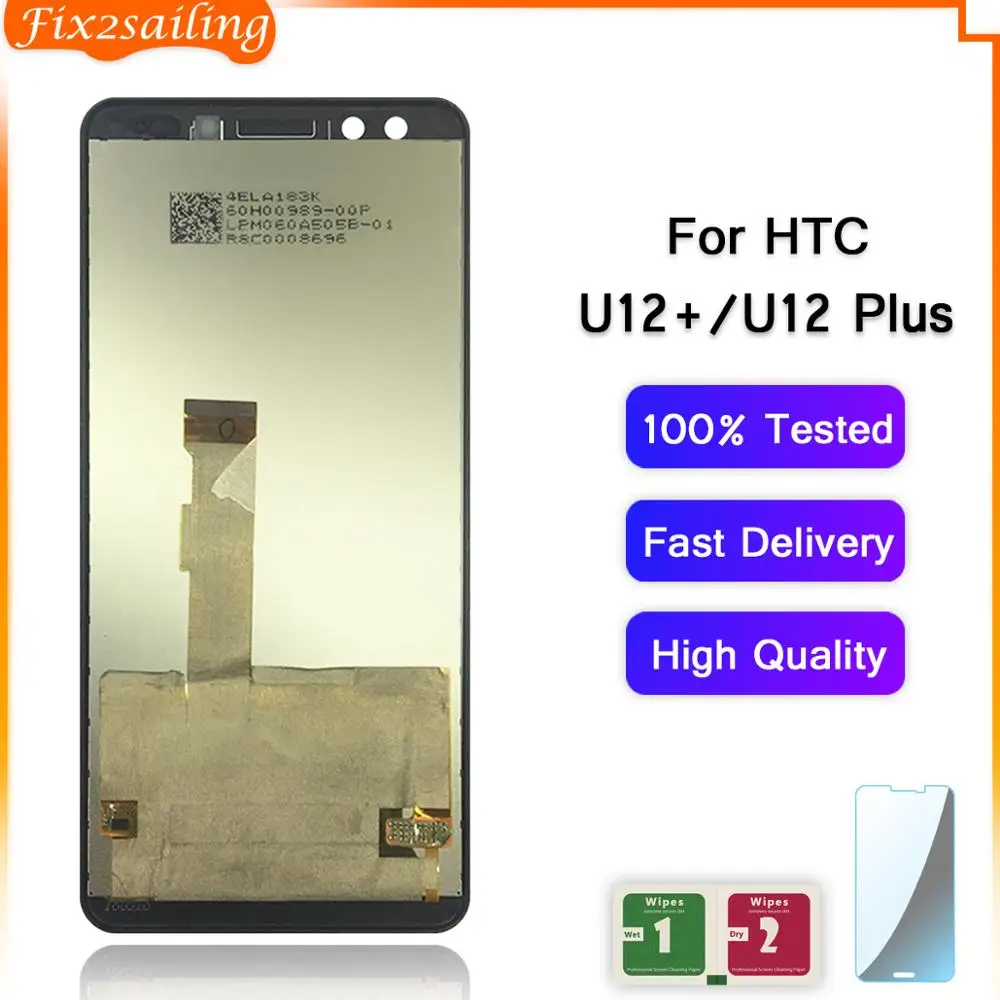 Для htc U12+ U12 Plus ЖК-дисплей с сенсорным экраном дигитайзер сборка для htc U12+ U12 Plus сменные детали для ЖК-экрана