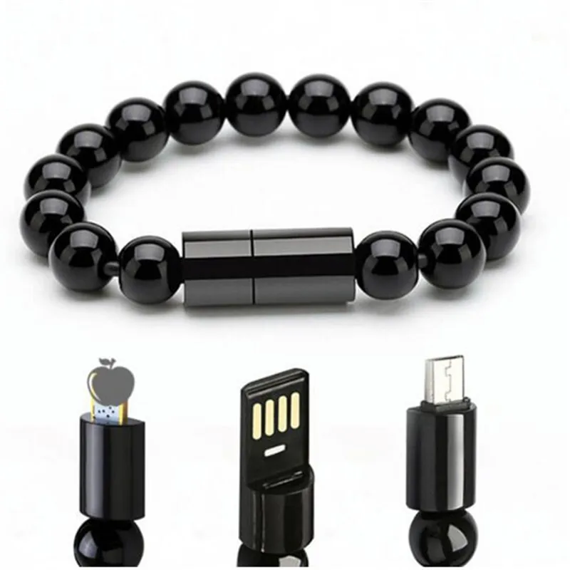 Портативный мини usb зарядный браслет с бусинами зарядный кабель портативное USB зарядное устройство для телефонов iPhone type-C Micro USB Android Портативный мини usb зарядный браслет с бусинами зарядный кабель портативное USB зарядное устройство для телефонов iPhone type-C Micro USB Android