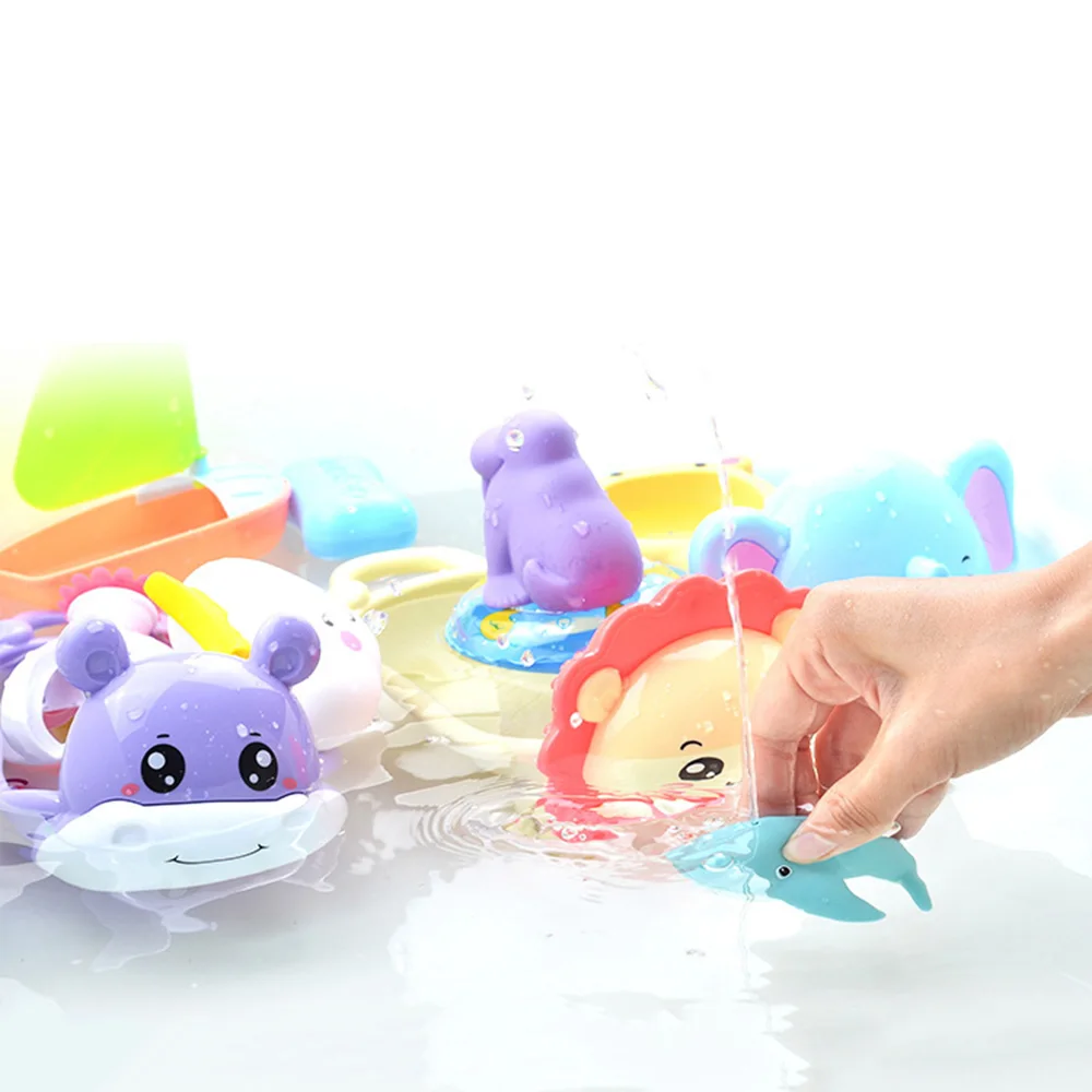 6 шт. сжимающие воды игрушки ПВХ Мультфильм Облако распыления воды звуковые игрушки для детей подарок Горячая Распродажа