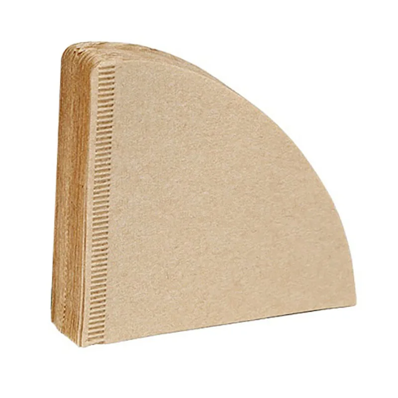 

HOT-Hot V60 Filter Cup Special 102 Coffee Filter Paper Coffee Filter Papers Unbleached Drip Paper Cone Shape Coffee 80Pcs