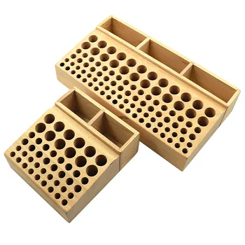

46/98 Holes Pine Wooden Leather Craft Tool Rack DIY Carving Punch Tool Holder Organizer Storage Base Leather Toolkit Shelves