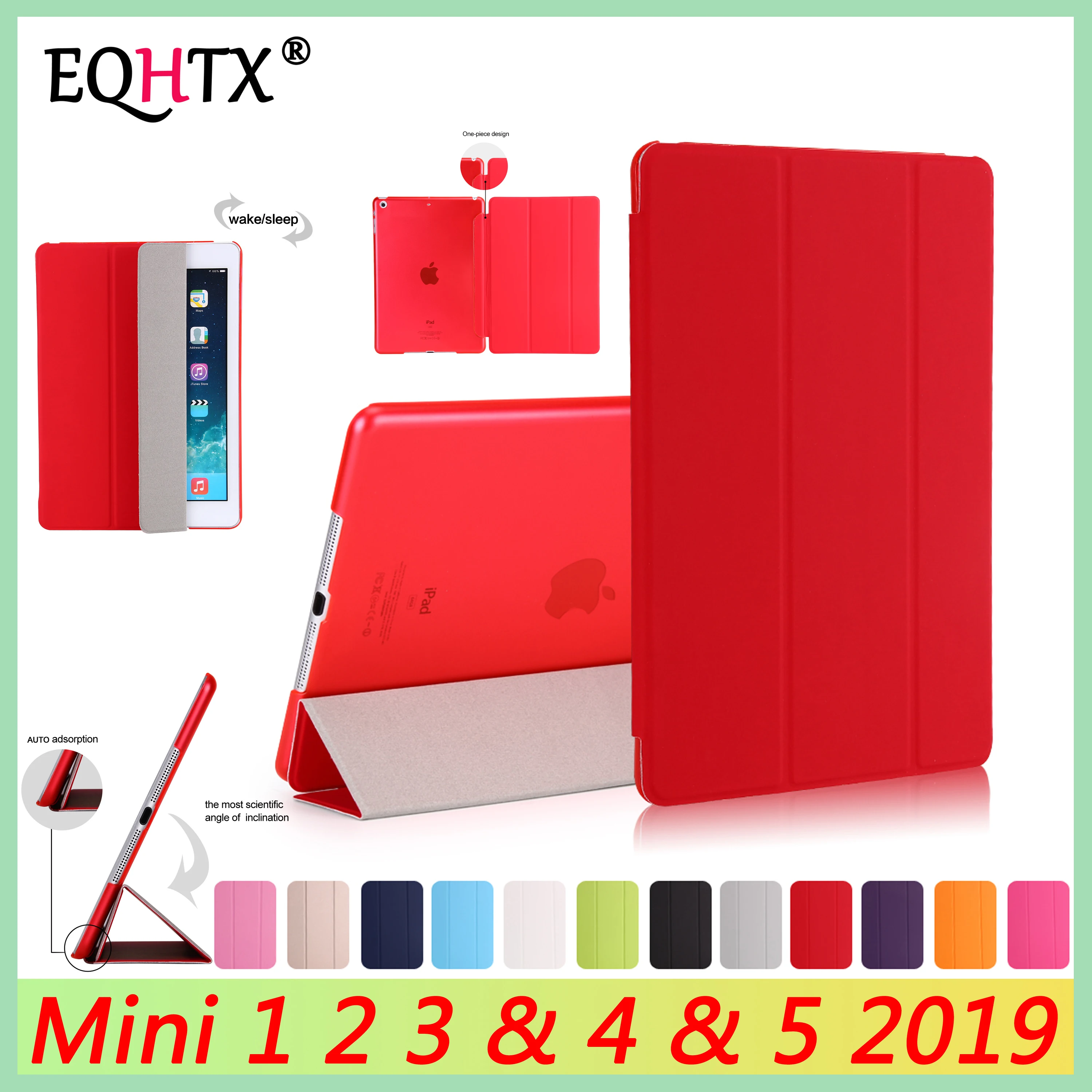 Новый чехол для iPad mini 1 & 2 3 4 прозрачный 5|Чехлы планшетов и электронных книг| |