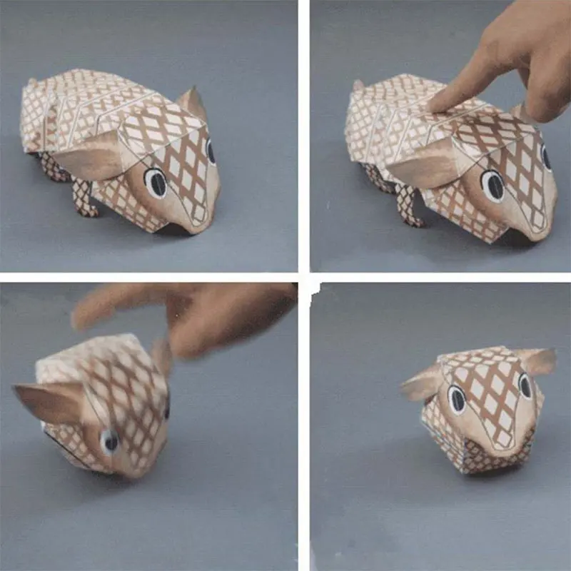 Diy бумажное украшение для альбома бумажные детские игрушки харуки Накамура бумажные игрушки животные оригами Киригами складные развивающие очаровательные игрушки