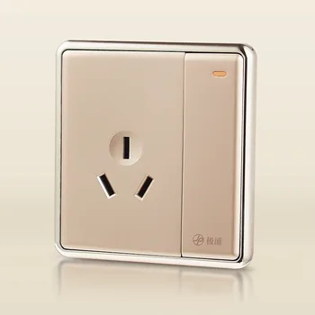 

Polar 86-Type Satine 16a3 Hole Air Conditioning Conceal Install Wall-Mounted Socket Panel Series
