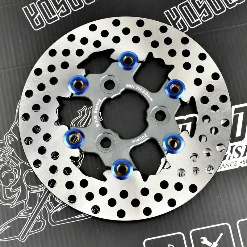 Мотоцикл задний тормозной диск ротора модифицированный тормозной вращающийся диск для мотоцикла 200 мм