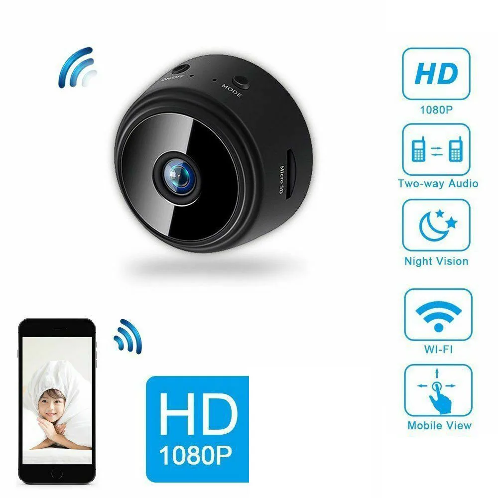 Беспроводная мини камера видеонаблюдения 2020 P Wi Fi|Компактные видеокамеры| |