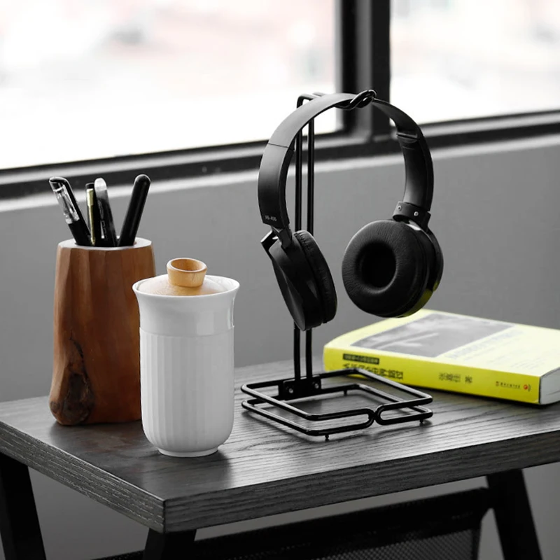 Headphone Stand Headset Holder Desktop Earphone Stand for All Headphones Size