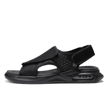 

sandalia dress beach breathable sandles casual mens footwear for s comfort leather roman mountain 39 cuero homens samool hollow