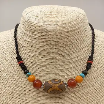 

Drop Ship Tibetan Agate Necklace Pendant Jade Pendant Women's Jade Jewelry Tianzhu Jewlery
