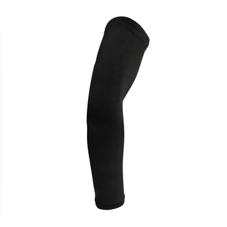 

Color Basketball Arm Guard Elbow Guard Nylon Arm Guard Lengthen Bracer-Embroidered Logo