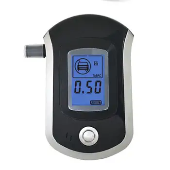 

Professional Digital Breath Alcohol Tester Breathalyzer with LCD Dispaly with11 Mouthpieces AT6000 Hot Selling dfdf