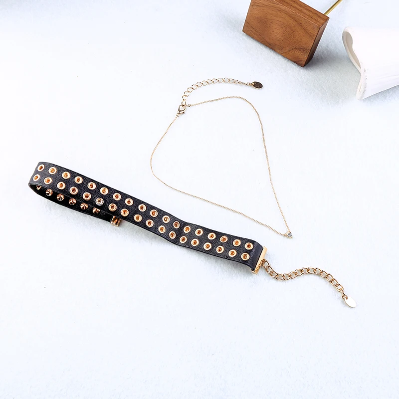 Модное ожерелье богемное кожаное колье ожерелье для женщин подарок на свидание бижутерия ручной работы оптом