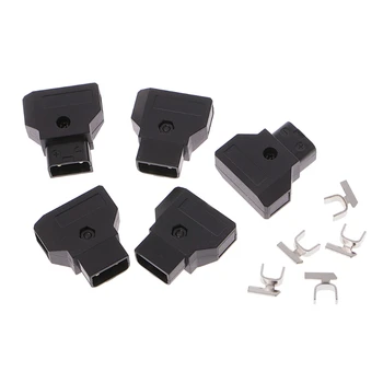 

Drop Ship. 5 Pcs D-Tap Plug DIY For DSLR Rig Power Cable V-mount Anton Battery Male