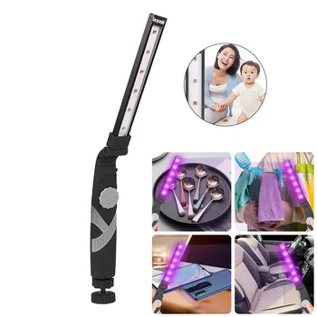 

UV UVC 270-280mm Disinfection Germicidal Sterilizer LED Work Lamp Light Flashlight Ultraviolet Light Built in 1500mAh battery