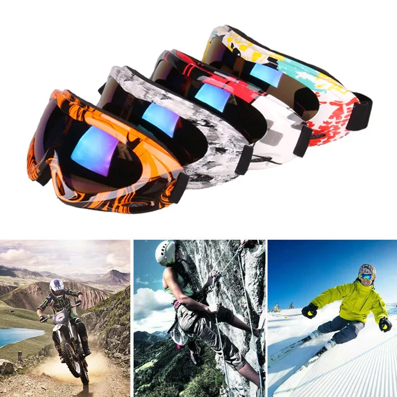 Новые лыжные очки для взрослых и детей, ветрозащитные, пыленепроницаемые, регулируемые, УФ-защита 400, уличные, для альпинизма, спортивные, защитные, снежные очки