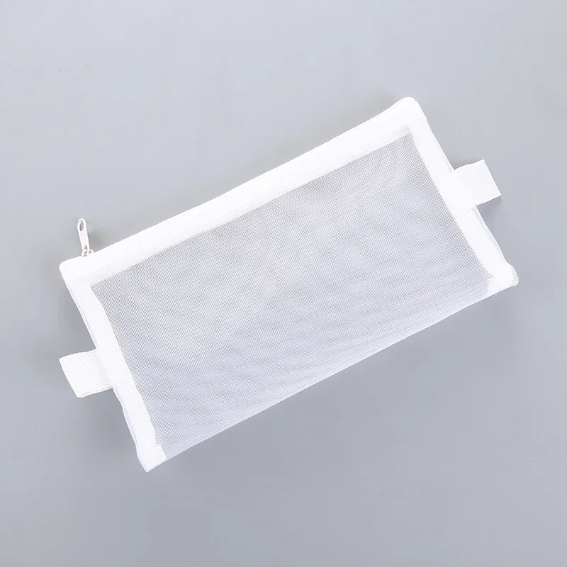 Size 19.5x12cm Сетчатый Чехол для карандашей s ручка чехол милый чехол для карандашей estuche escolar Прозрачный чехол для карандашей школьная сумка astuccio penne estuches 05093 - Цвет: Size 19.5x12cm