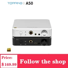 Topping A50 Hi Res Audio Balance Amplifier Portable Digital Amp HiFi Headphone Amplifier TPS7A33 47 15V LME49720 OP AMPs