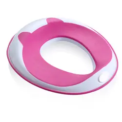 Горшок для туалета обучающий сиденье для ванной Моющийся для мальчиков и девочек чехол многоразовый кольцо для упражнений Нескользящие