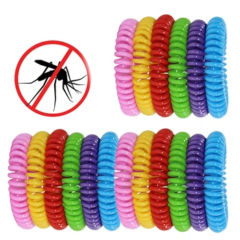 

10pcs Anti Mosquito Repellent Bracelets Multicolor Pest Control Bracelets Insect Protection Camping Outdoor Adults Kids 18July19