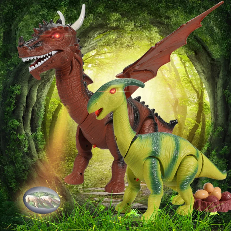 

Lay Eggs Projection Electric Dinosaur Place of Origin Supply of Goods Hot Selling Walk Sound Making Shining Children Model Dinos