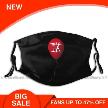 

Pennywise Mouth Face Mask ICE NINE KILLS RED BALLOON Facial Mask Kawai with Filters Cool Adult Mask