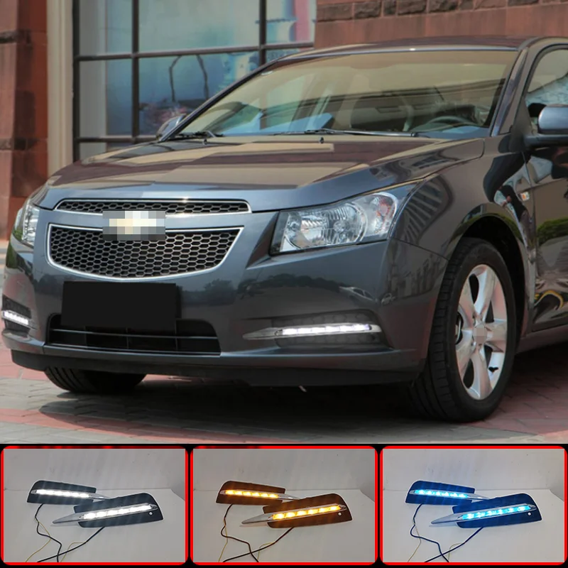Дневные ходовые огни светодиодсветодиодный 2 шт. с указателем поворота для chevrolet