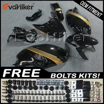 

Custom fairing for 696 2009-2012 2010 2011 ABS plastic motor panels kit black+gifts