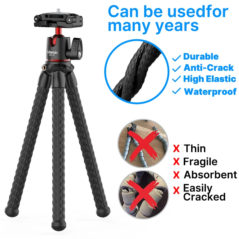 MeterMall for UlanziFlexible Octopus Tripod Stand for DSLR SLR Compact Digital Cameras MeterMall for UlanziFlexible Octopus Tripod Stand for DSLR SLR Compact Digital Cameras