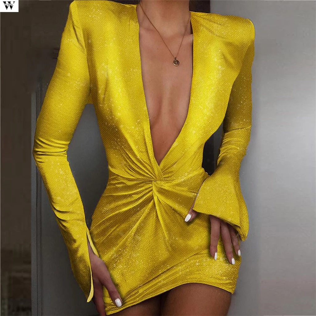 

Autumn Summer Sexy Women Dresses Bodycon Solid Red Elegant Office Lady Vintage Long Sleeve Party Dress 11.20