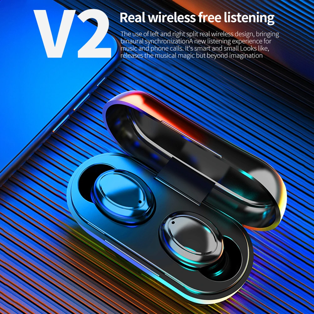 TWS Bluetooth 5 0 Earbuds Wireless Stereo Sports Headphones with Microphone Earpiece Bluetooth Sport Earbuds Headset
