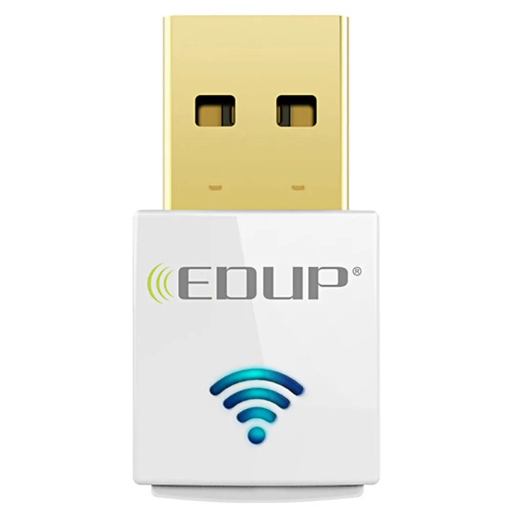 EDUP 600 Мбит/с USB wifi адаптер 802.11ac wifi приемник Мини 5 ГГц двухдиапазонный USB Ethernet адаптер Wi-Fi для компьютера ПК
