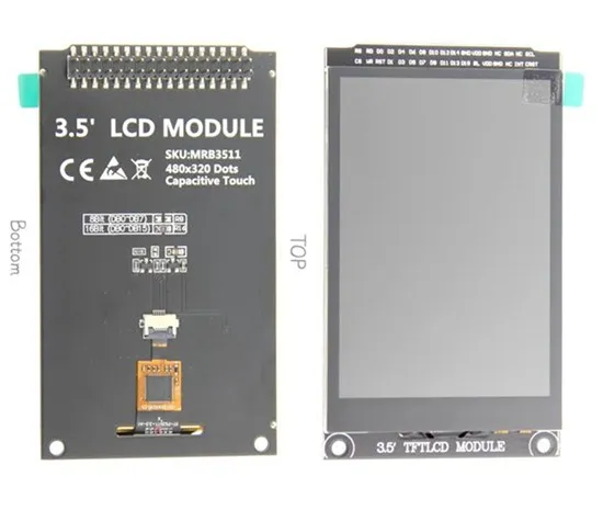 3,5 дюймов HD TFT lcd емкостный сенсорный экран с адаптером ILI9488 контроллер GT911 IC 16 бит параллельный интерфейс 320*480