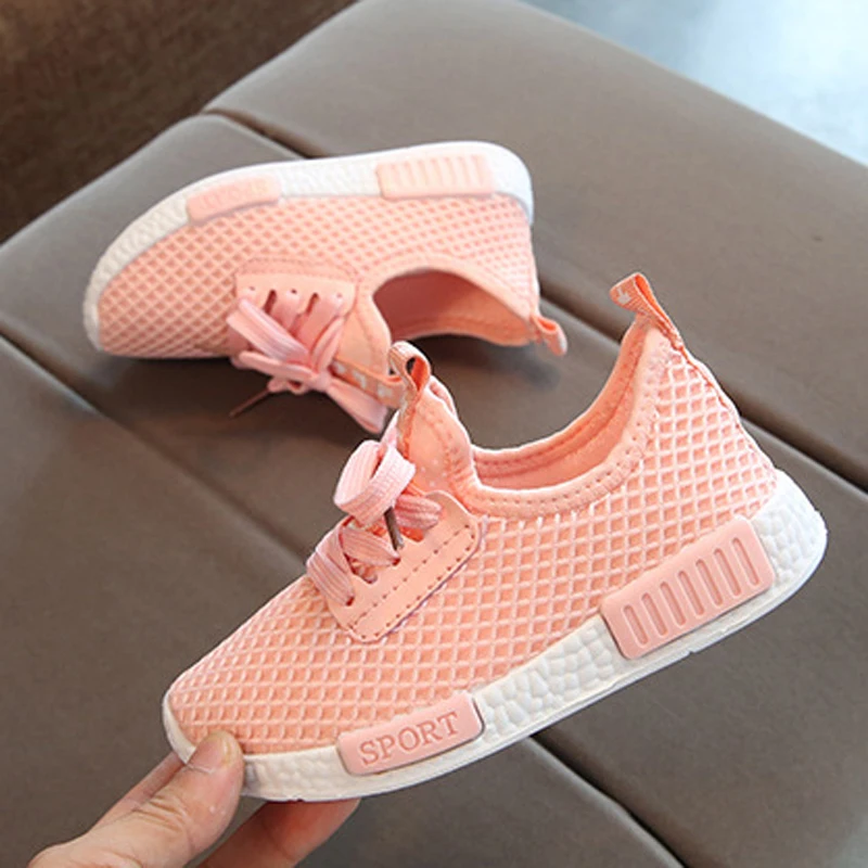 

Children summer shoes 2020 girls boys casual shoes breathable mesh kids sneakers white chaussure enfant garcon fille