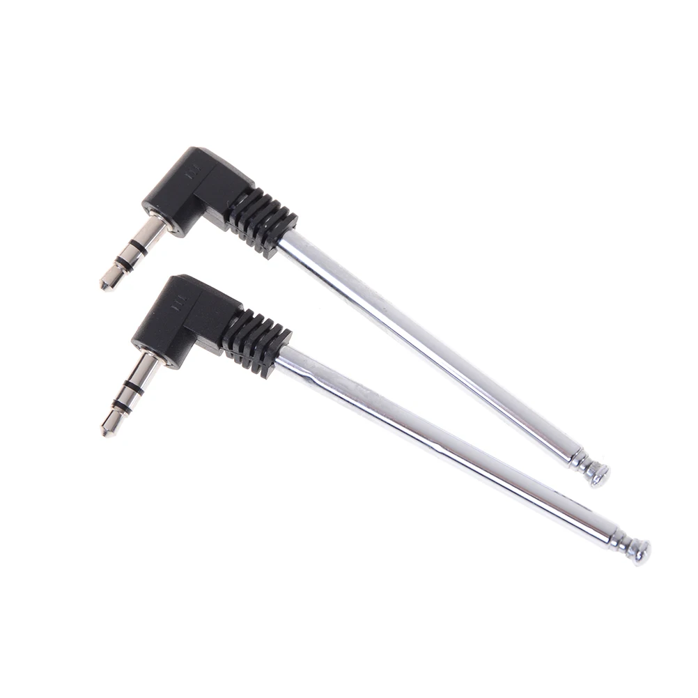 

250mm Length Telescopic Antenna 3.5mm Male Plug Connector For FM Radio 1PCS