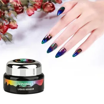 

New High Quality Thermochromic Liquid Crystal Mood Color changing UV LED Soak Off Gel Nail Polish Permanent Varnish Lacquer 3g