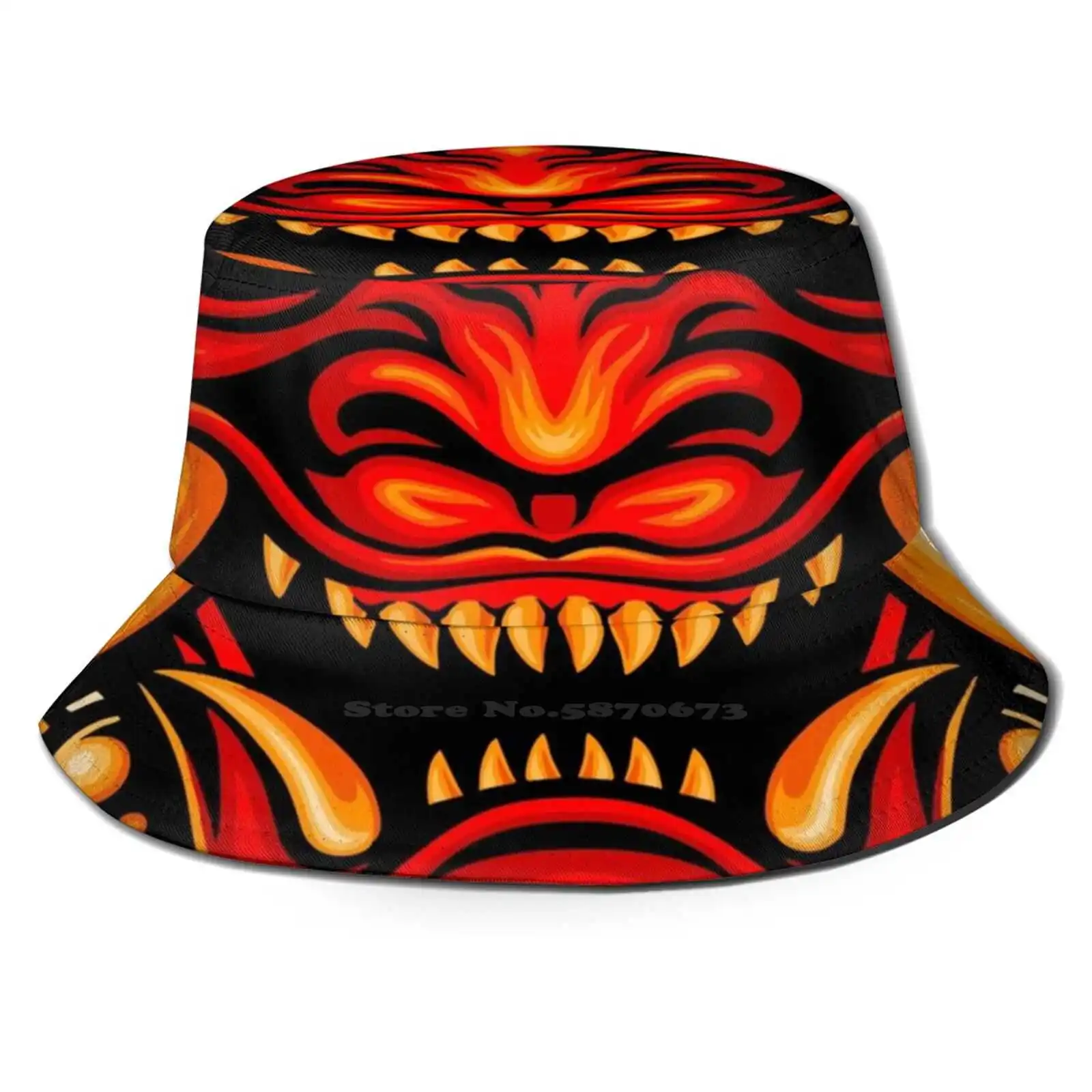 Satan Ahaha Demon Unisex Fisherman Hats 